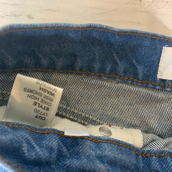 Reformation Dixie high rise jean short MYKONOS 25 - Picture 7 of 10